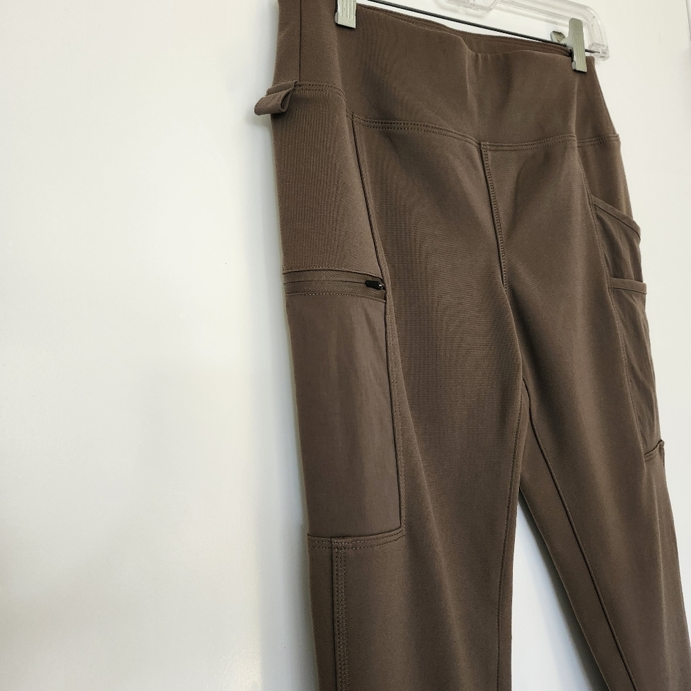 NEW Carhartt Womens Force Fitted Ankle Leggings XS Olive Utility Pockets - Picture 4 of 12